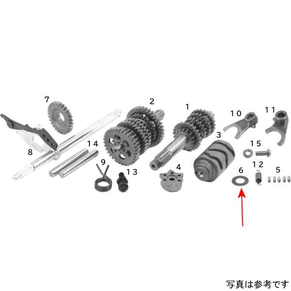 00-02-0073 SP武川 スラストワッシャ 12mm t=0.5mm (2個入り)