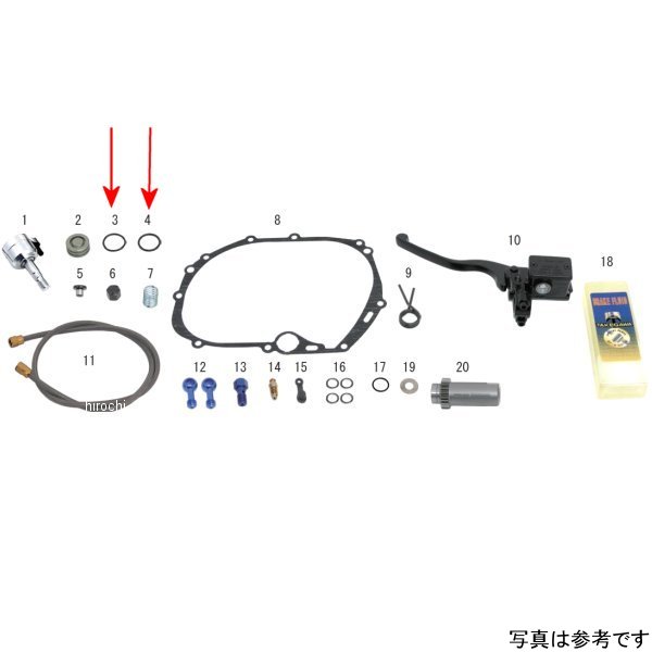 00-02-0189 SP武川 レリーズピストン OリングSET
