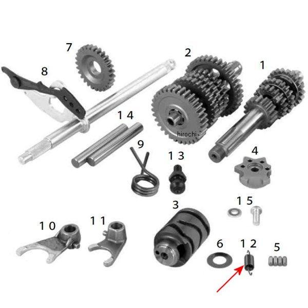 00-02-0214 SP武川 ポジション レバー スプリング KSR110/KLX110