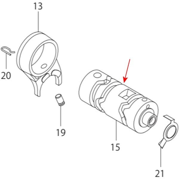 00-02-0215 SP武川 ギアシフトドラム
