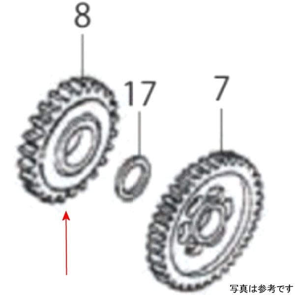 00-02-0220 SP武川 カウンターシャフト フォースギヤ 27T NSF/エイプ