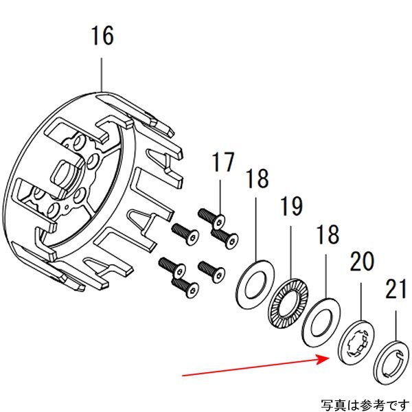 00-02-0264 SP武川 スプラインワッシャー B17