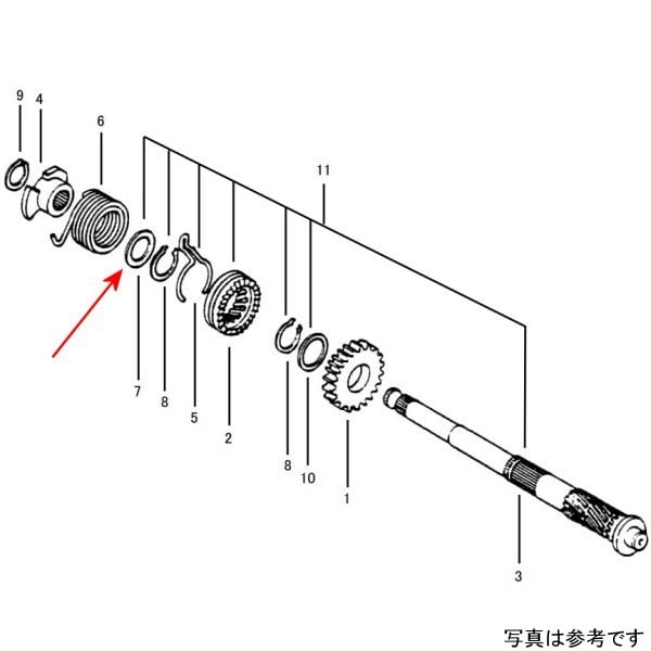 00-02-0293 SP武川 ワッシャ 17mm