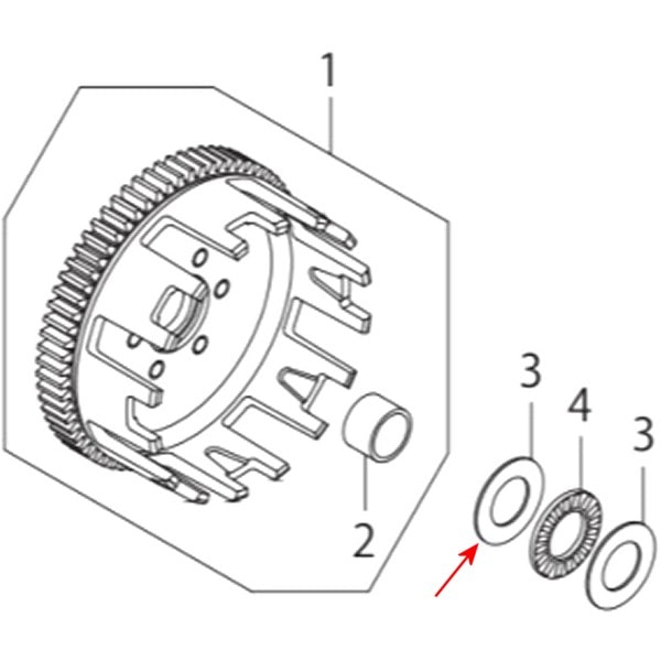 00-02-0372 SP武川 スラスト ワッシャ 20X35X1