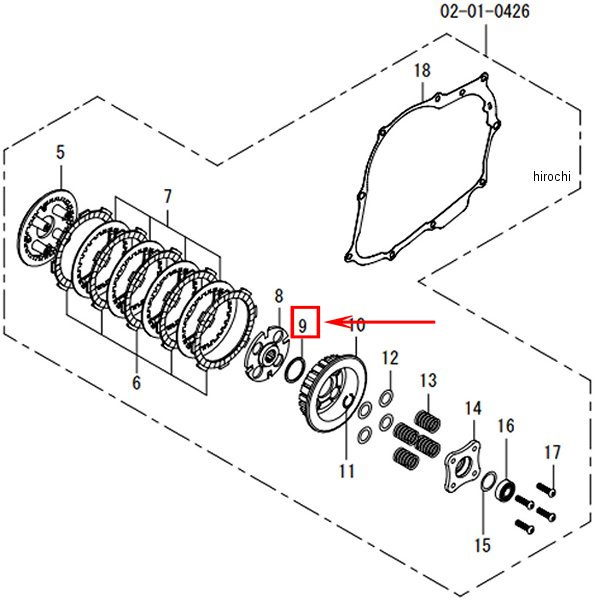 00-02-0480 SP武川 スライドワッシャー モンキー/エイプ