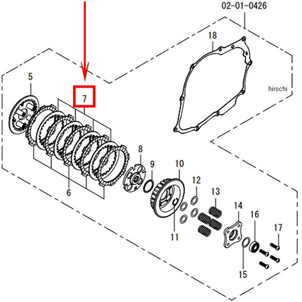 00-02-0482 SP武川 クラッチプレート