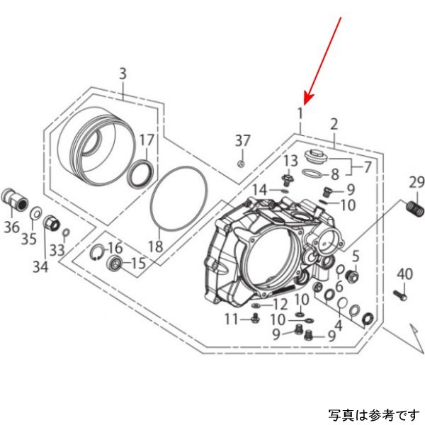 00-02-6211 SP武川 R.クランクケースカバーセット