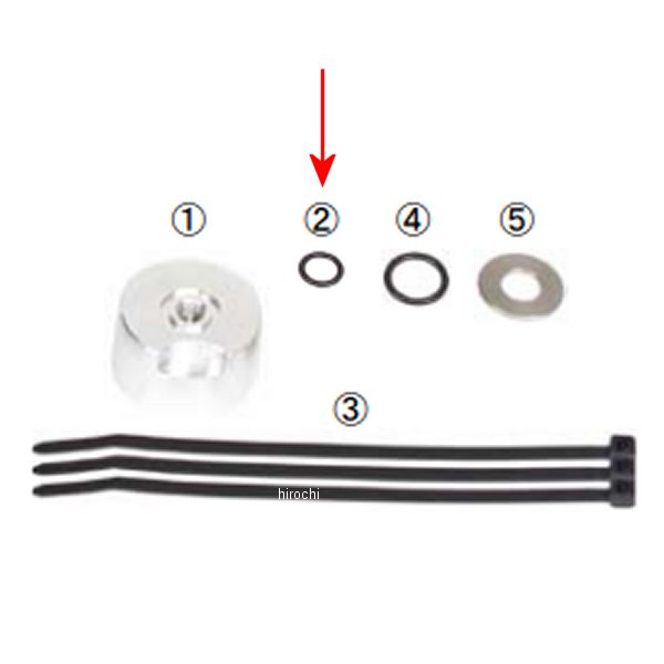00-02-6218 SP武川 Oリング8mm 3個入り