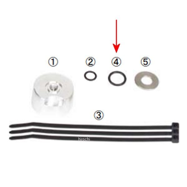 00-02-6219 SP武川 Oリング12.5mm 4個入り