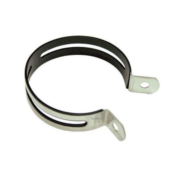 00-04-0005 SP武川 ステンレス製 マフラーバンド バンドラバー付き φ90 汎用