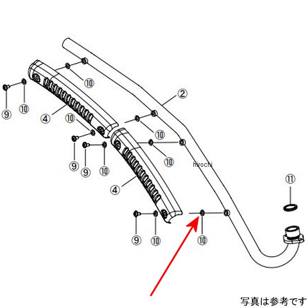 00-04-0163 SP武川 パッキン 4個入り