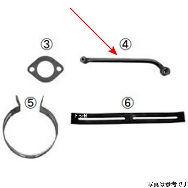 00-04-0168 SP武川 マフラーステーCOMP スーパーカブC125、スーパーカブ110