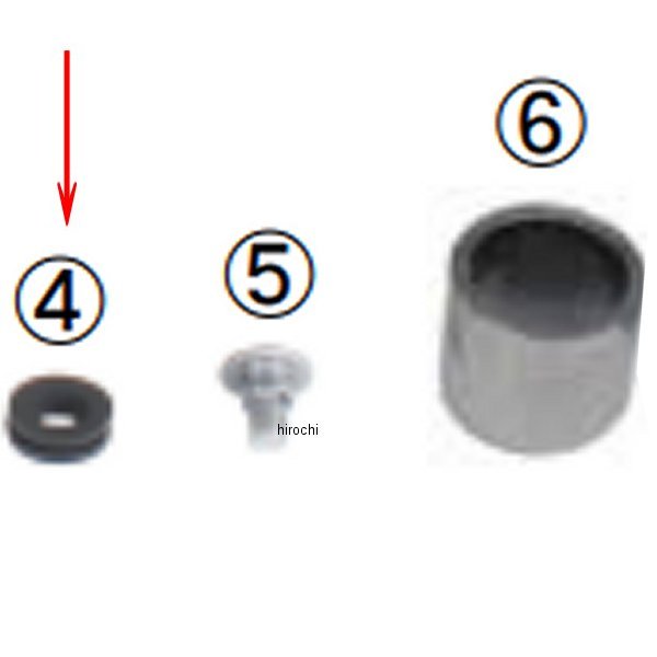 00-04-0175 SP武川 プロテクターマウントラバー 2個入り