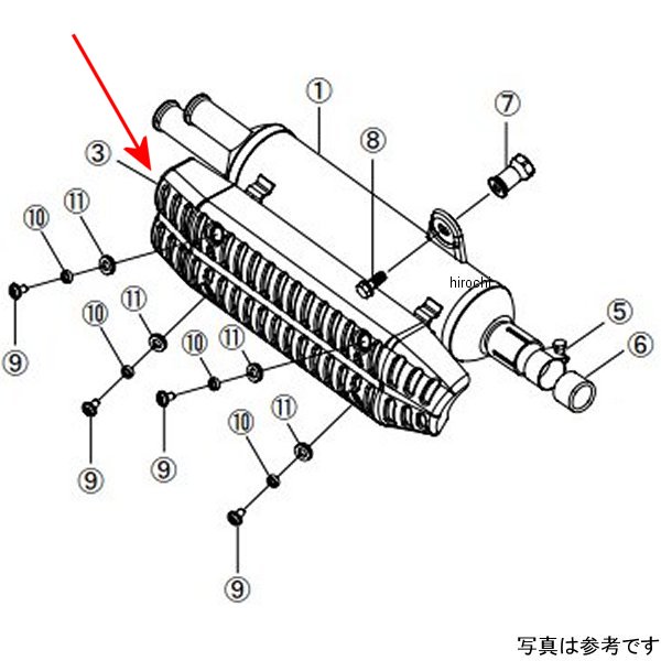 00-04-0179 SP武川 マフラー プロテクター CT125