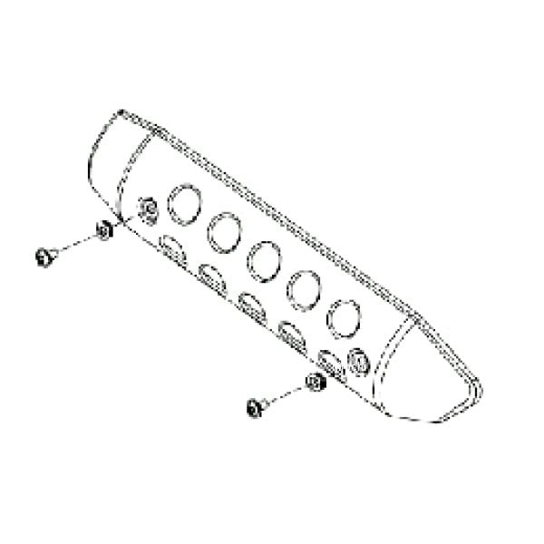 00-04-0214 SP武川 マフラー プロテクターセット