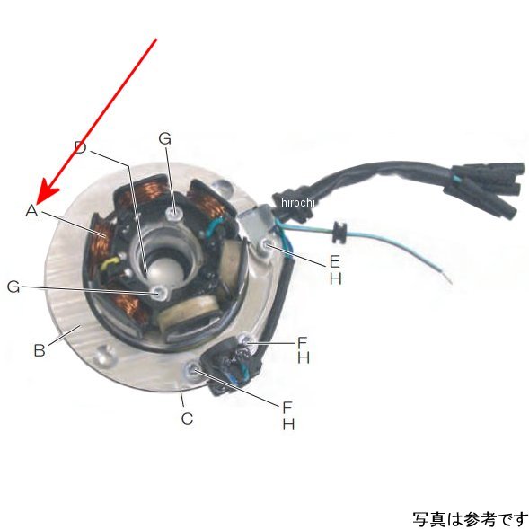 00-05-0125 SP武川 ステーター SSローター シャリー6V
