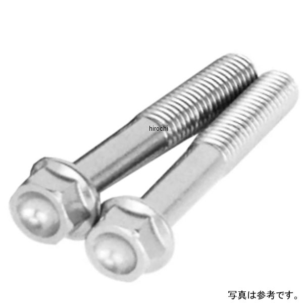 00-06-1098 SP武川 アルミ ボルト フランジ 6X80/シルバー/2本