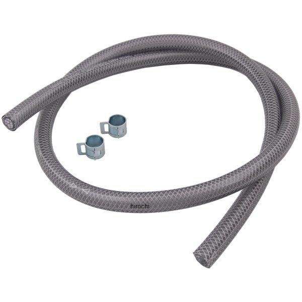 00-07-0070 SP武川 クリアブラックブリーザーホース (内径8mm×外径13.5mm) 1000mm クリップ2個付 モンキー / ゴリラ / APE