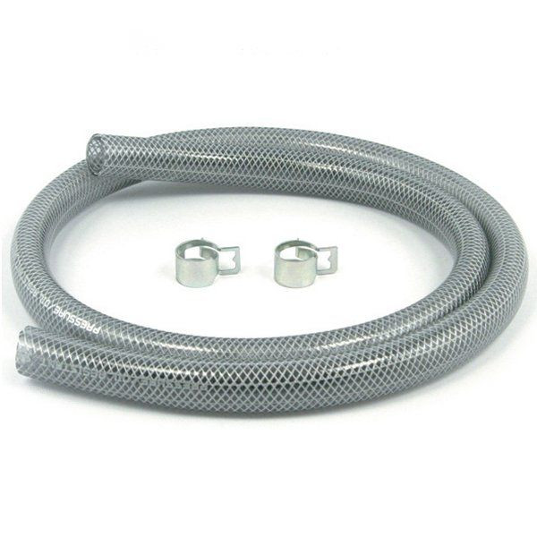 00-07-0071 SP武川 クリアブラックブリーザーホース (内径12mm×外径17mm) 1000mm クリップ2個付 モンキー/ゴリラ・APE