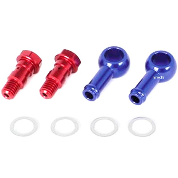 00-07-0103 SP武川 バンジョーセット ラバーホース/ストレート