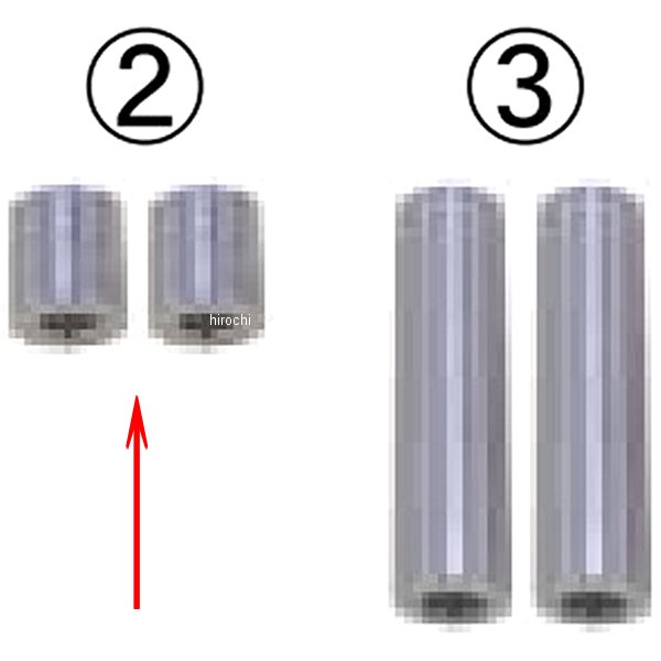 00-09-0077 SP武川 カラー 17mm 2個入り