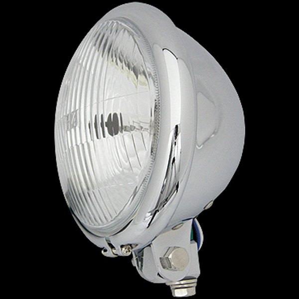 000027 ネオファクトリー 5-3/4インチ ヘッドライト H4 クローム