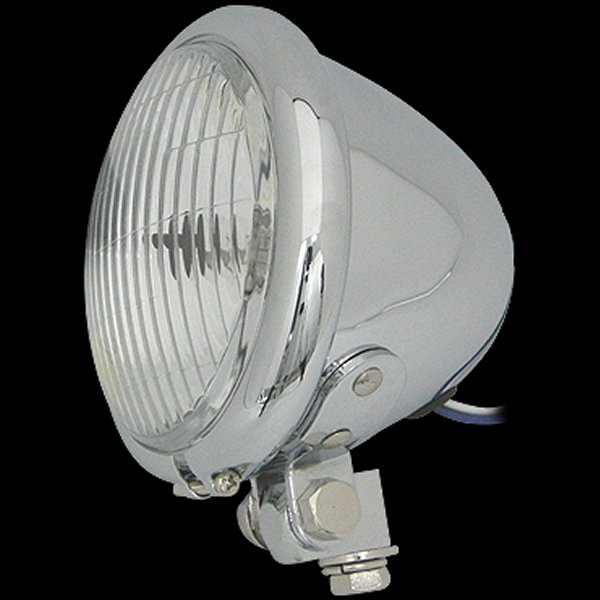 000028 ネオファクトリー 4-1/2インチ ヘッドライト H4 クローム