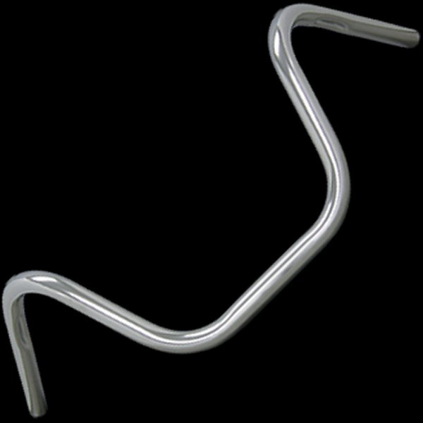 000124 ネオファクトリー バックホーンバー ハンドル クローム ヘコミ有り