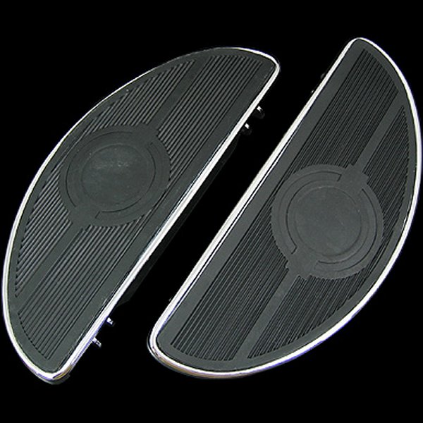 000148 ネオファクトリー オーバル フロアボード EVO用 クローム 左右ペア