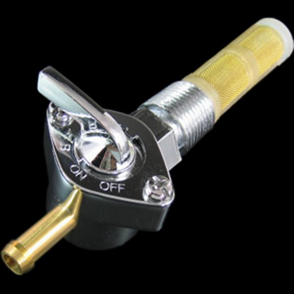 000208 ネオファクトリー 3/8NPT ガソリンコック ストレート