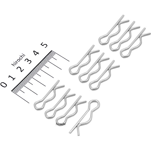 000308 ポッシュ POSH ステンレスベータピン φ12mmシャフト 10本入り