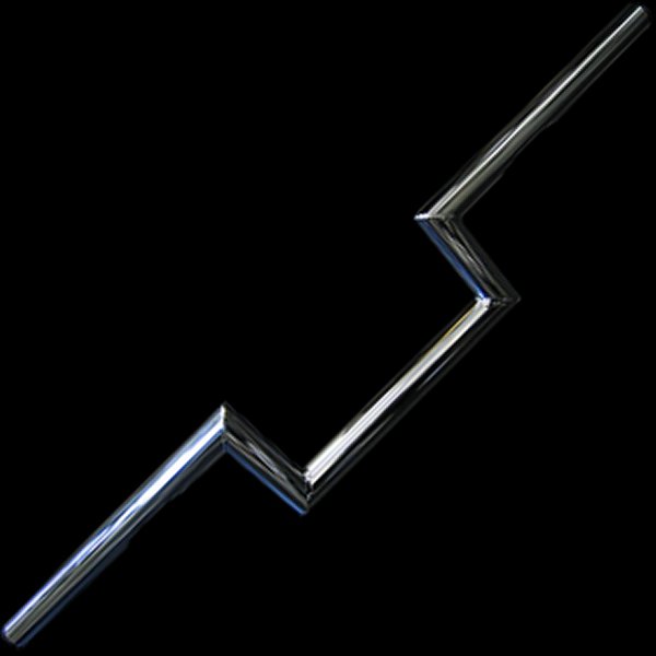 000365 ネオファクトリー ヘコミ有り 4インチ Zバーハンドル クローム