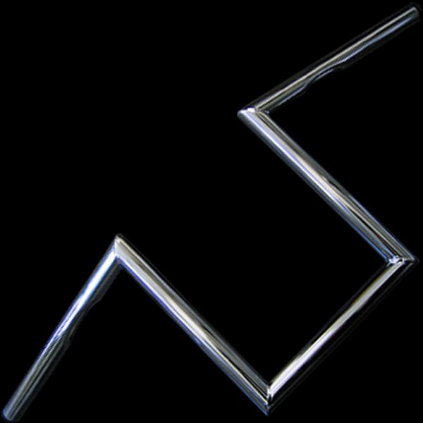 000368 ネオファクトリー ヘコミ有り 10インチ Zバーハンドル クローム