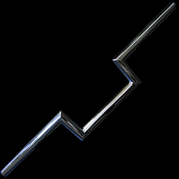 000369 ネオファクトリー ヘコミ無し 4インチ Zバーハンドル クローム