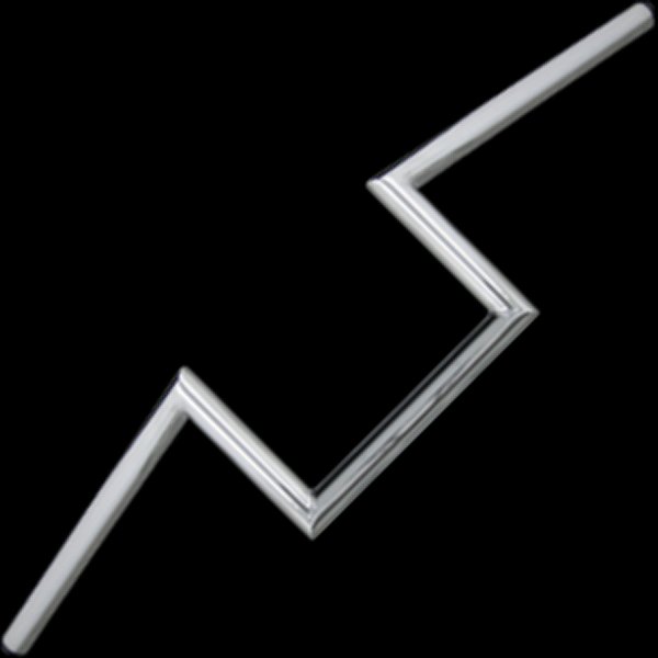 000370 ネオファクトリー ヘコミ無し 6インチ Zバーハンドル クローム