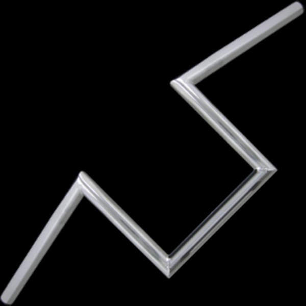 000371 ネオファクトリー ヘコミ無し 8インチ Zバーハンドル クローム