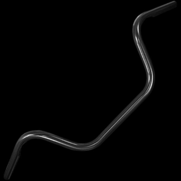 000458 ネオファクトリー エイプバーハンドル ロー 黒 ヘコミ無し