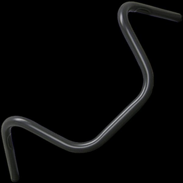 000464 ネオファクトリー バックホーンバーハンドル 黒 ヘコミ有り