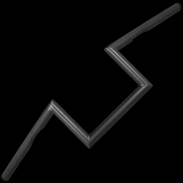 000476 ネオファクトリー ヘコミ有り 6インチ Zバーハンドル 黒