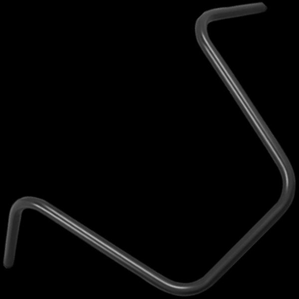 000486 ネオファクトリー スカイハイバーハンドル 黒 ヘコミ無し