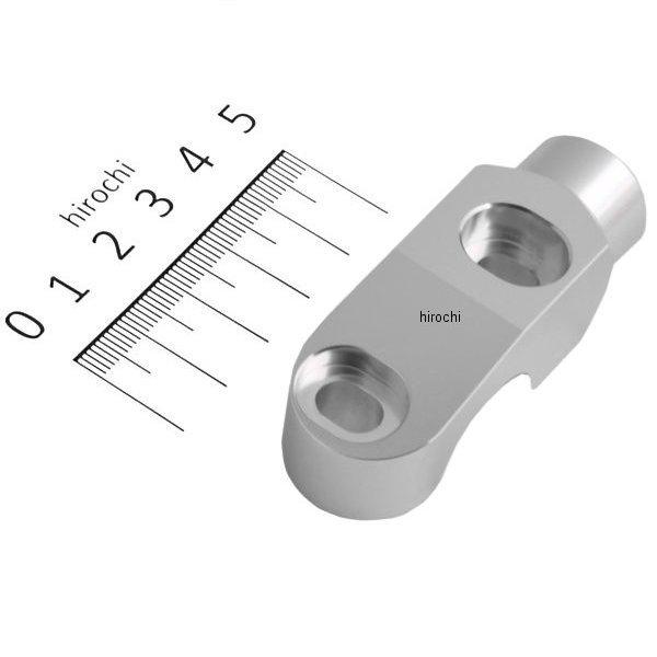 000705-03 ポッシュ POSH ミラーアダプター クラッチ側 正ネジ油圧クラッチ対応 シルバー