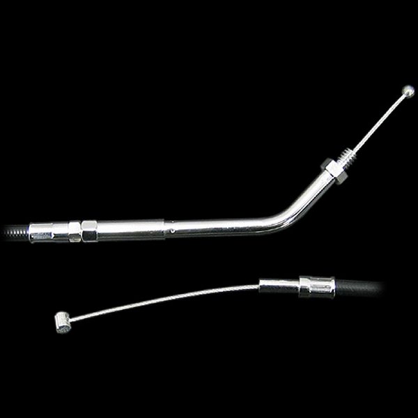 000716 ネオファクトリー 33インチ スロットルケーブル 45° 88年-95年 XL 黒