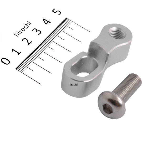 000720-03 ポッシュ POSH オフセットミラーアダプター M10 正ネジ M10正ネジP-1.25ボルト付き 1個入り