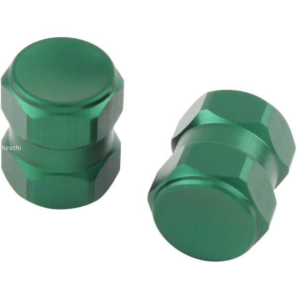 000800-08 ポッシュ POSH エアーバルブキャｯプ ヘックス2 2個入り ダークグリーン