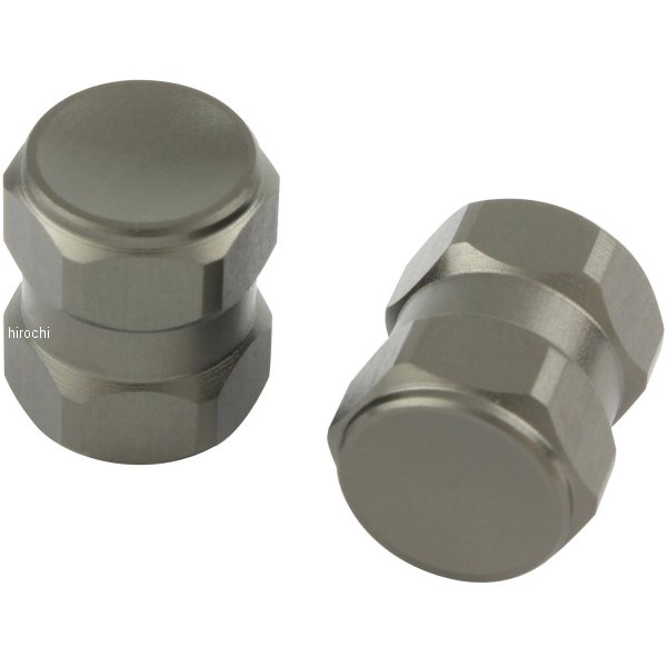 000800-11 ポッシュ POSH エアーバルブキャｯプ ヘックス2 2個入り チタン