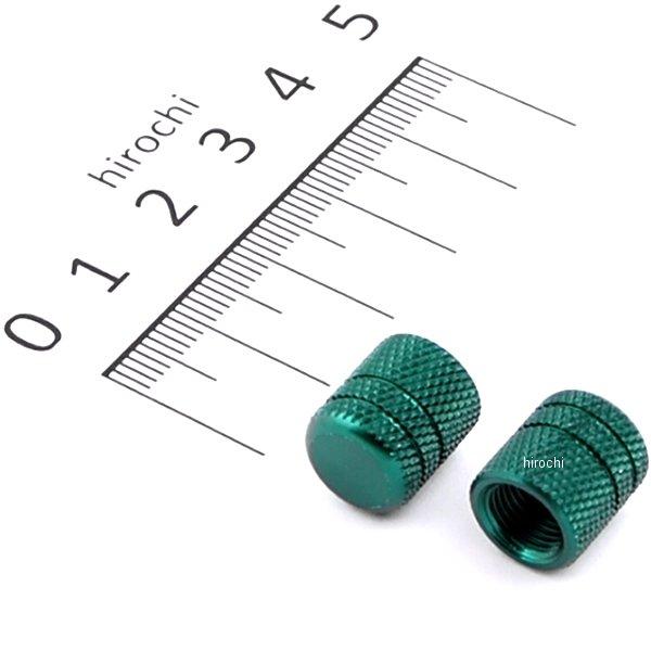 000801-08 ポッシュ POSH エアーバルブキャップ アルミ 2個入り ダークグリーン