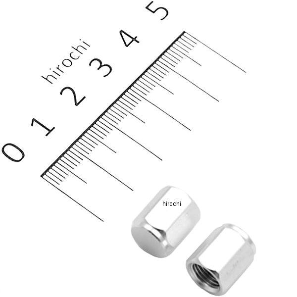 000804-03 ポッシュ POSH エアーバルブキャップ ヘックス プレーン 2個入り シルバー