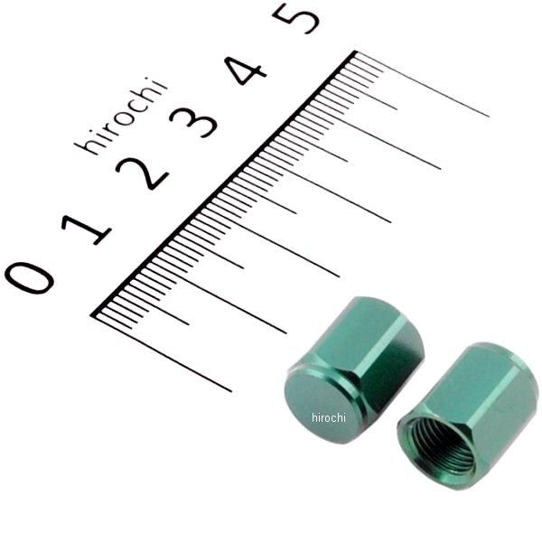 000804-08 ポッシュ POSH エアーバルブキャップ ヘックス プレーン 2個入り ダークグリーン