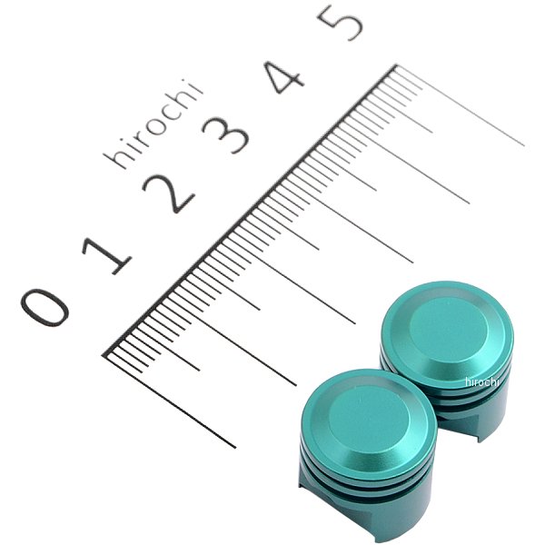 000805-08 ポッシュ POSH エアーバルブキャップ ビッグボアピストン 2個入り ダークグリーン