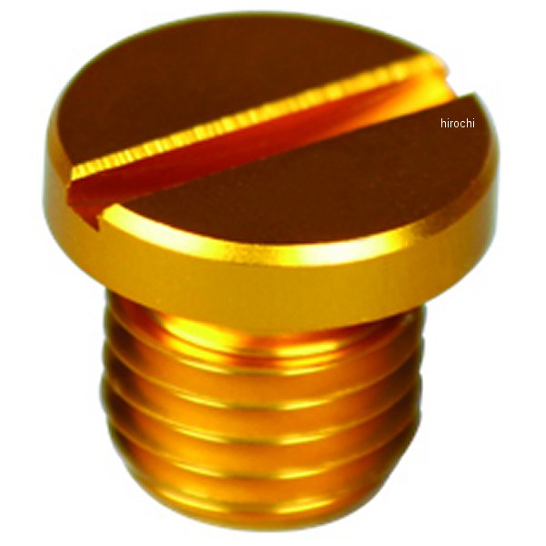000806-04 ポッシュ POSH ミラーホールカバーキャップ 1個入り アルミ 10mm正ネジ ゴールド